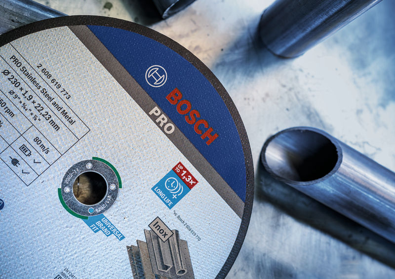 BOSCH PRO Stainless Steel and Metal Trennscheibe, 180 x 1.6 x 22.23 mm, gerade, oSa BOSCH PRO Stainless Steel and Metal Trennscheibe, 180 x 1.6 x 22.23 mm, gerade, oSa
