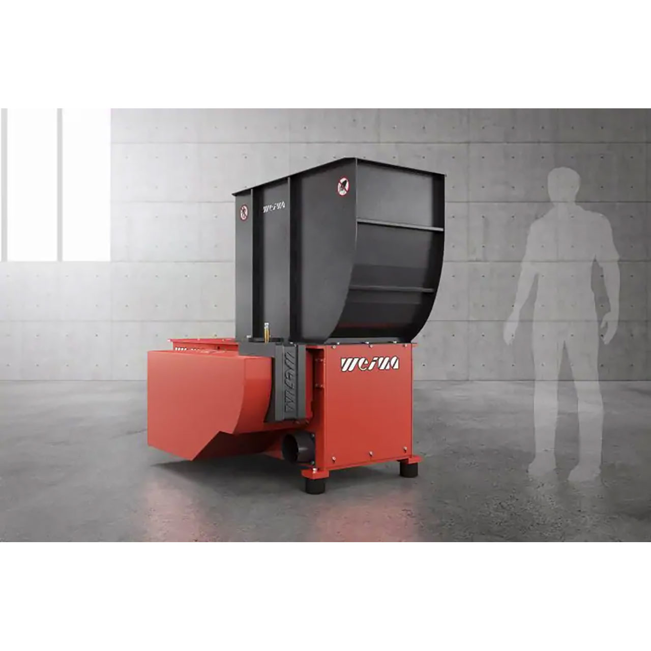 Weima Einwellen-Zerkleinerer WL4/18kW