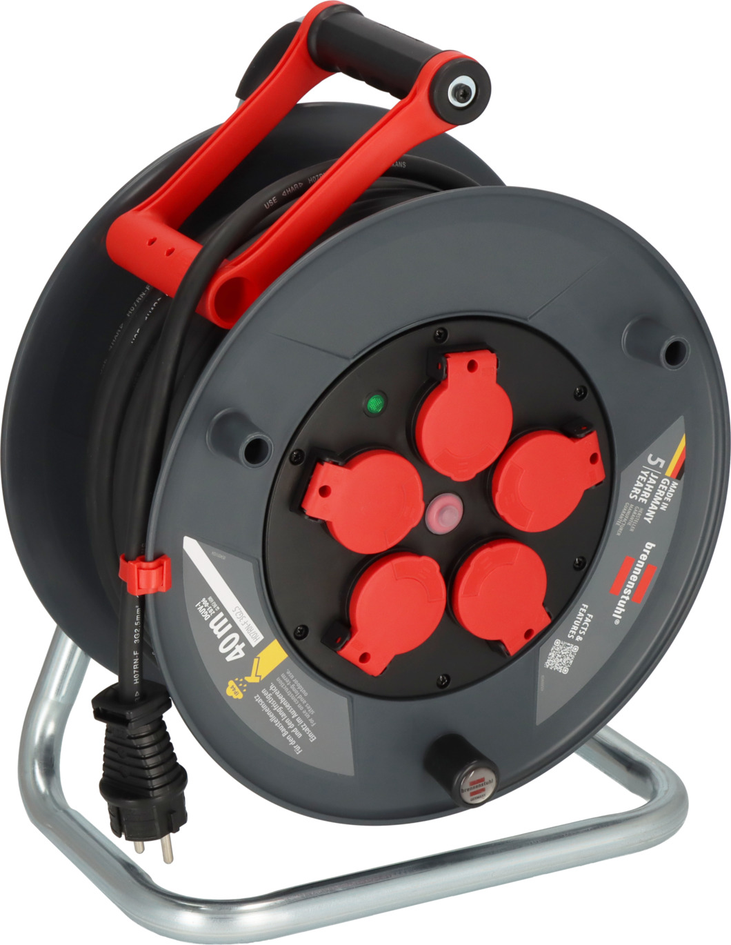 BRENNENSTUHL Professional Kabeltrommel 320 KU 4200 IP44, 40m H07RN-F 3G2,5