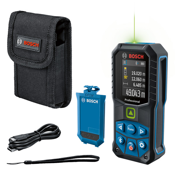 BOSCH Laser-Entfernungsmesser GLM 50-27 CG, BA 3.7V 1.0Ah A + USB-C®-Kabel BOSCH Laser-Entfernungsmesser GLM 50-27 CG, BA 3.7V 1.0Ah A + USB-C®-Kabel