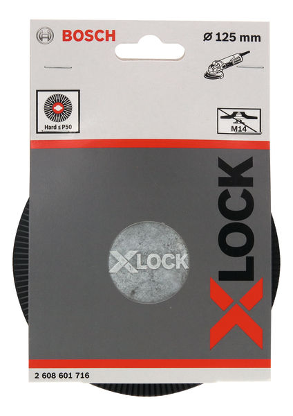 BOSCH X-LOCK Stützteller 125 mm hart BOSCH X-LOCK Stützteller 125 mm hart