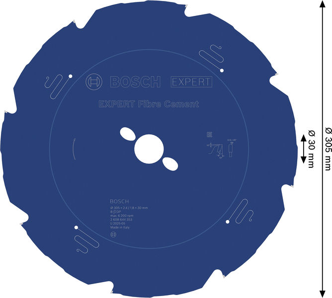 BOSCH Kreissägeblatt Expert for Fibre Cement, 305 x 30 x 2,4 mm BOSCH Kreissägeblatt Expert for Fibre Cement, 305 x 30 x 2,4 mm