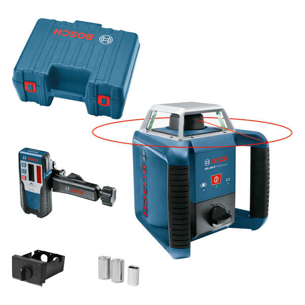BOSCH Rotationslaser GRL 400 H im Handwerkerkoffer