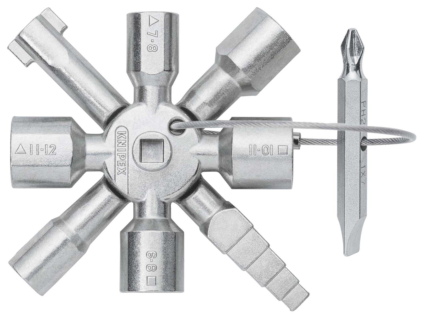 KNIPEX Schaltschrankschlüssel TwinKey