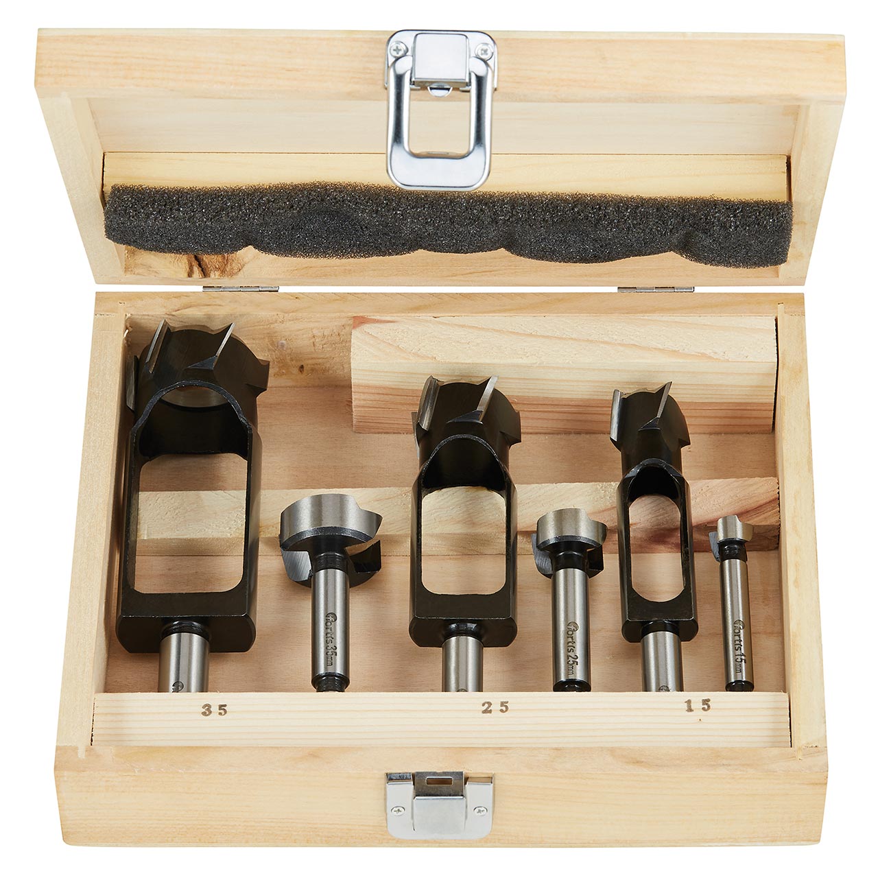 FORTIS Kombi-Bohrer-Satz WS 6-teilig ; 15, 25, 35 mm