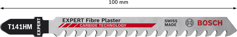 BOSCH EXPERT ‘Fiber Plaster’ T 141 HM Stichsägeblatt, 3 Stück BOSCH EXPERT ‘Fiber Plaster’ T 141 HM Stichsägeblatt, 3 Stück