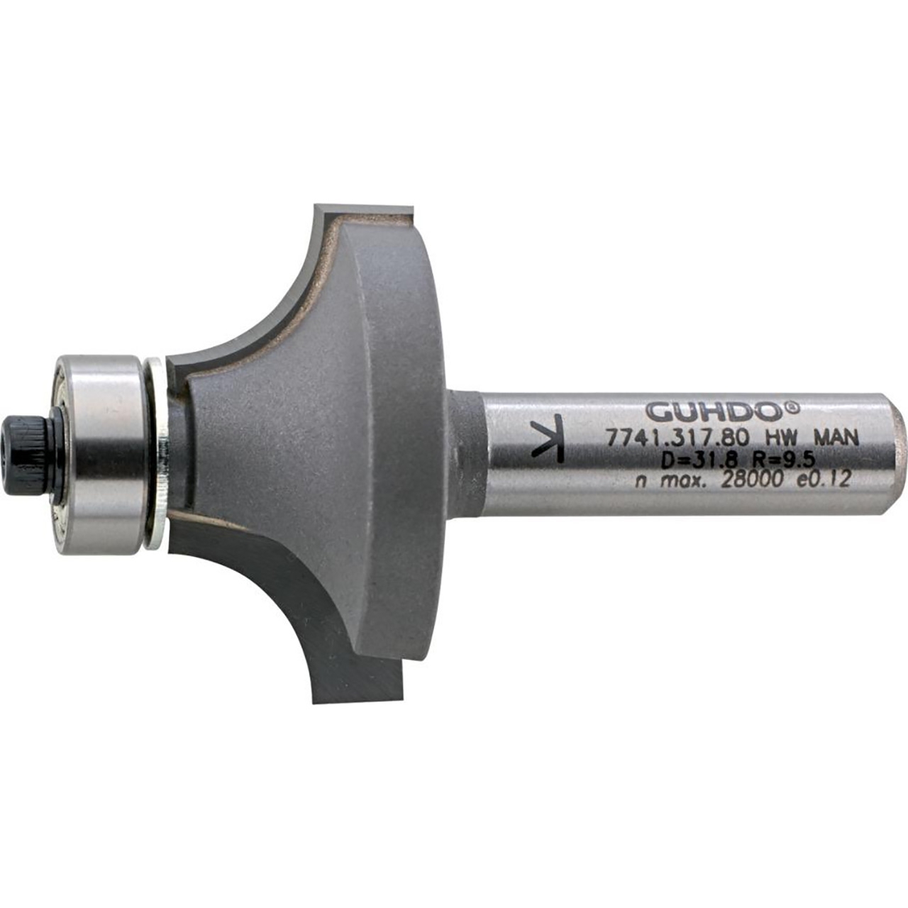 GUHDO HW-Abrundfräser Z2 S8 D42 R15 GUHDO HW-Abrundfräser Z2 S8 D42 R15