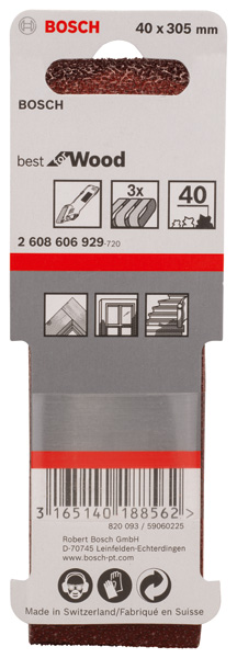 BOSCH 3tlg. Schleifband-Set X440 BOSCH 3tlg. Schleifband-Set X440