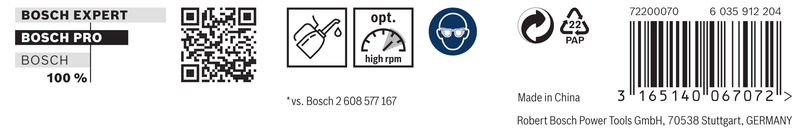 BOSCH Metallbohrer HSS-G, DIN 340
