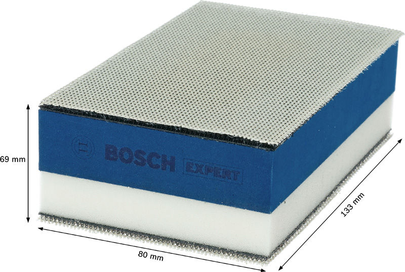 BOSCH EXPERT Dual Density Set: Handschleifblock und Schleifnetz, 80x133 mm BOSCH EXPERT Dual Density Set: Handschleifblock und Schleifnetz, 80x133 mm