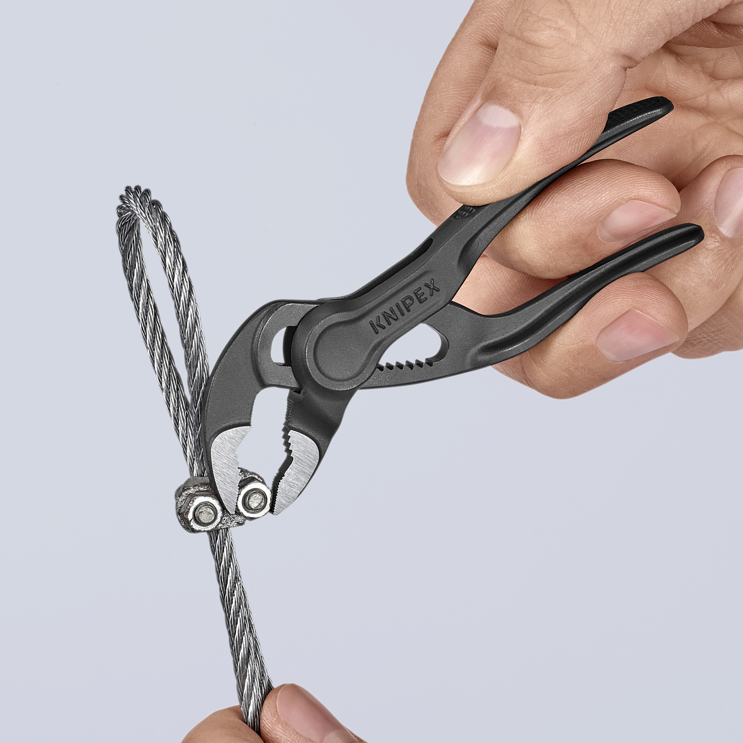 KNIPEX Cobra XS Rohr- und Wasserpumpenzange grau atramentiert 100 mm