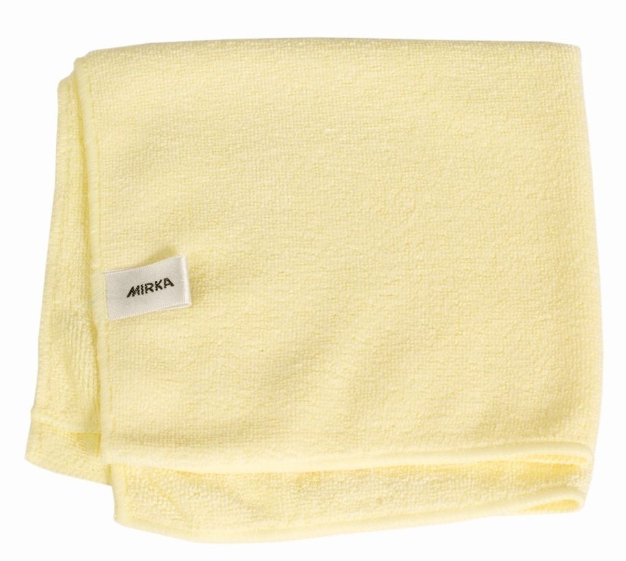MIRKA Mikrofasertuch 330x330mm gelb, 2/Pack