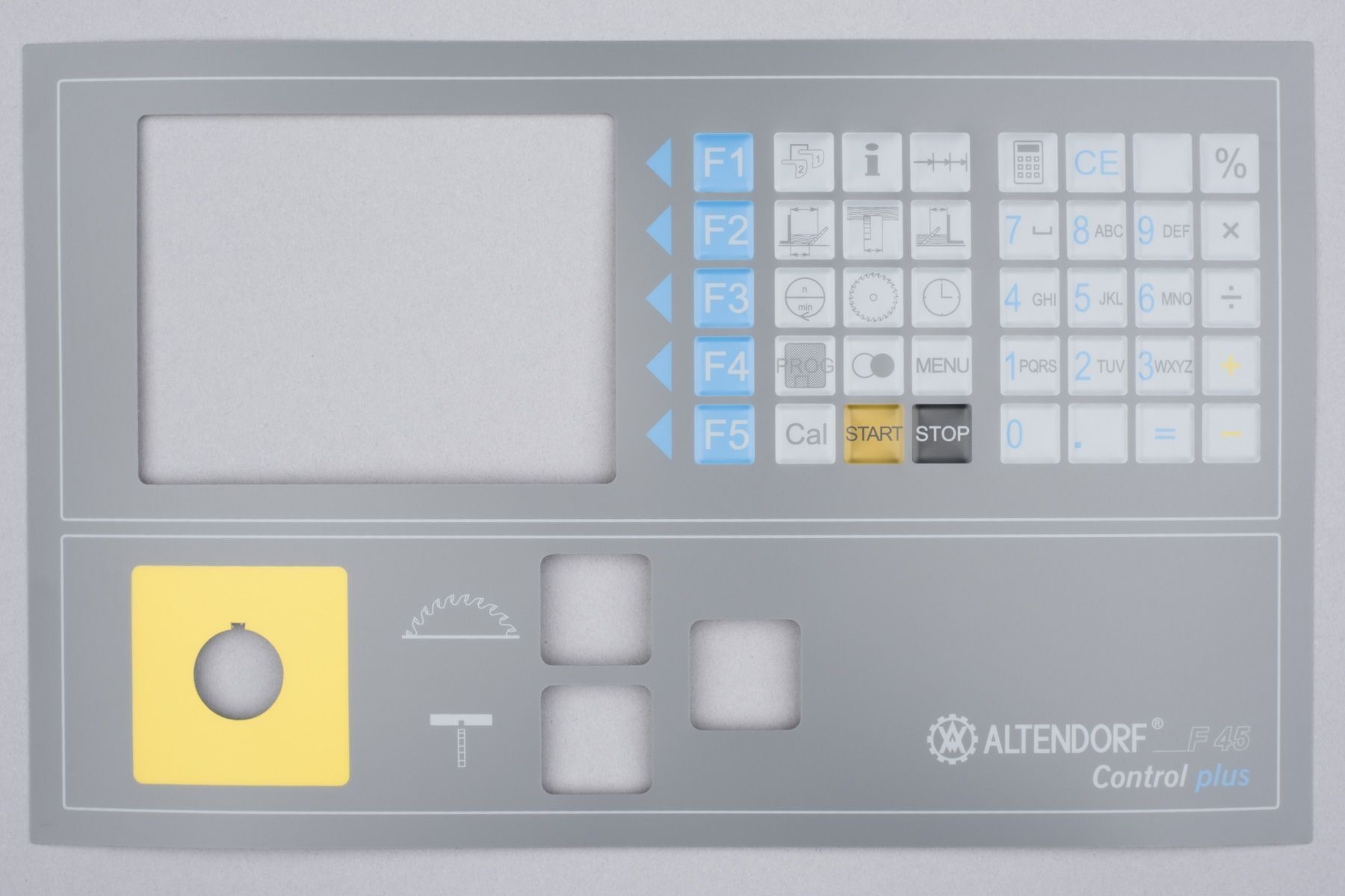 ALTENDORF Folie für Bedienpaneel F 45 Controlplus