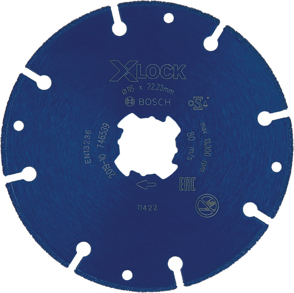 BOSCH EXPERT Diamond Metal Wheel X-LOCK Trennscheibe, 115 x 22,23 mm