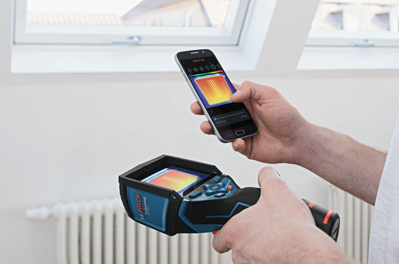 BOSCH Wärmebildkamera GTC 400 C, 1 x Akku GBA 12V 2.0Ah BOSCH Wärmebildkamera GTC 400 C, 1 x Akku GBA 12V 2.0Ah