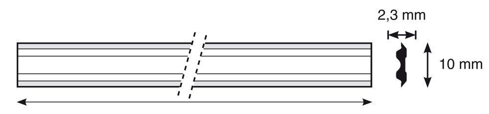 BRÜCK Original TERSA HS Wendemesser 610 mm