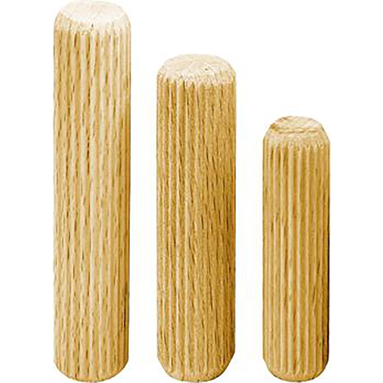 FACETT Langholzdübel, Buche geriffelt, 8 x 40 mm FACETT Langholzdübel, Buche geriffelt, 8 x 40 mm