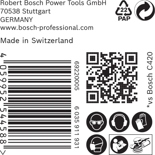 BOSCH EXPERT C470 Schleifpapier mit 8 Löchern für Exzenterschleifer, 125 mm, G 150, 50-tlg. BOSCH EXPERT C470 Schleifpapier mit 8 Löchern für Exzenterschleifer, 125 mm, G 150, 50-tlg.