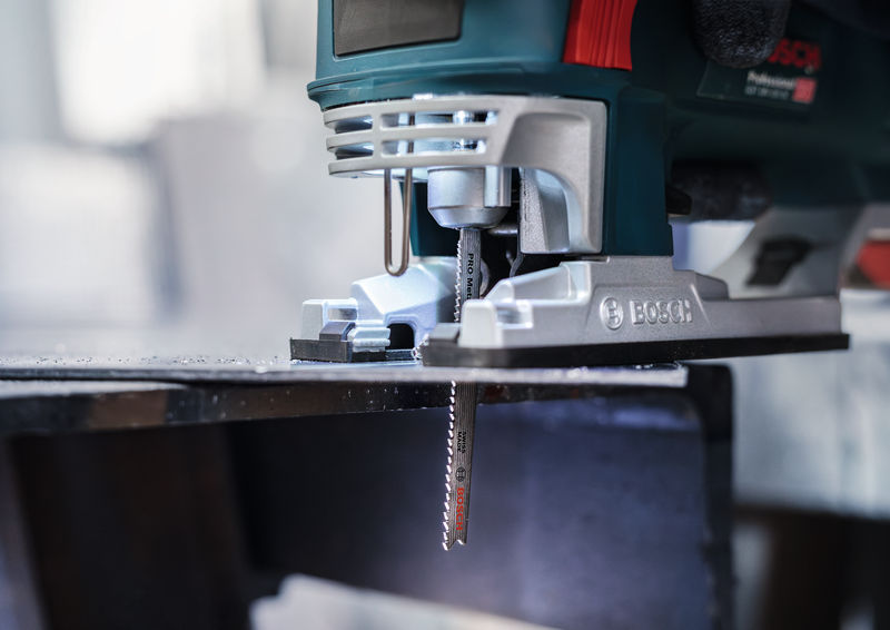 BOSCH PRO Metal thick and thin T123XF Stichsägeblatt, 100 mm, 5-tlg. BOSCH PRO Metal thick and thin T123XF Stichsägeblatt, 100 mm, 5-tlg.
