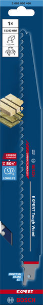BOSCH EXPERT ‘Tough Wood’ S 1242 KHM Säbelsägeblatt, 1 Stück BOSCH EXPERT ‘Tough Wood’ S 1242 KHM Säbelsägeblatt, 1 Stück