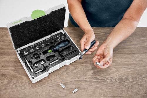 FESTOOL Ratschen-Set SYS3 S 76-1/4"-CE RA FESTOOL Ratschen-Set SYS3 S 76-1/4"-CE RA