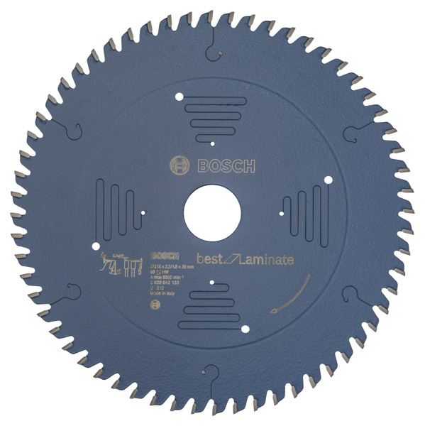BOSCH Kreissägeblatt Best for Laminate, 216 x 30 x 2,5 mm, 60 Zähne BOSCH Kreissägeblatt Best for Laminate, 216 x 30 x 2,5 mm, 60 Zähne