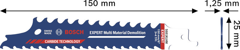 BOSCH EXPERT Multi Material Demolition S681KLHM Blatt BOSCH EXPERT Multi Material Demolition S681KLHM Blatt