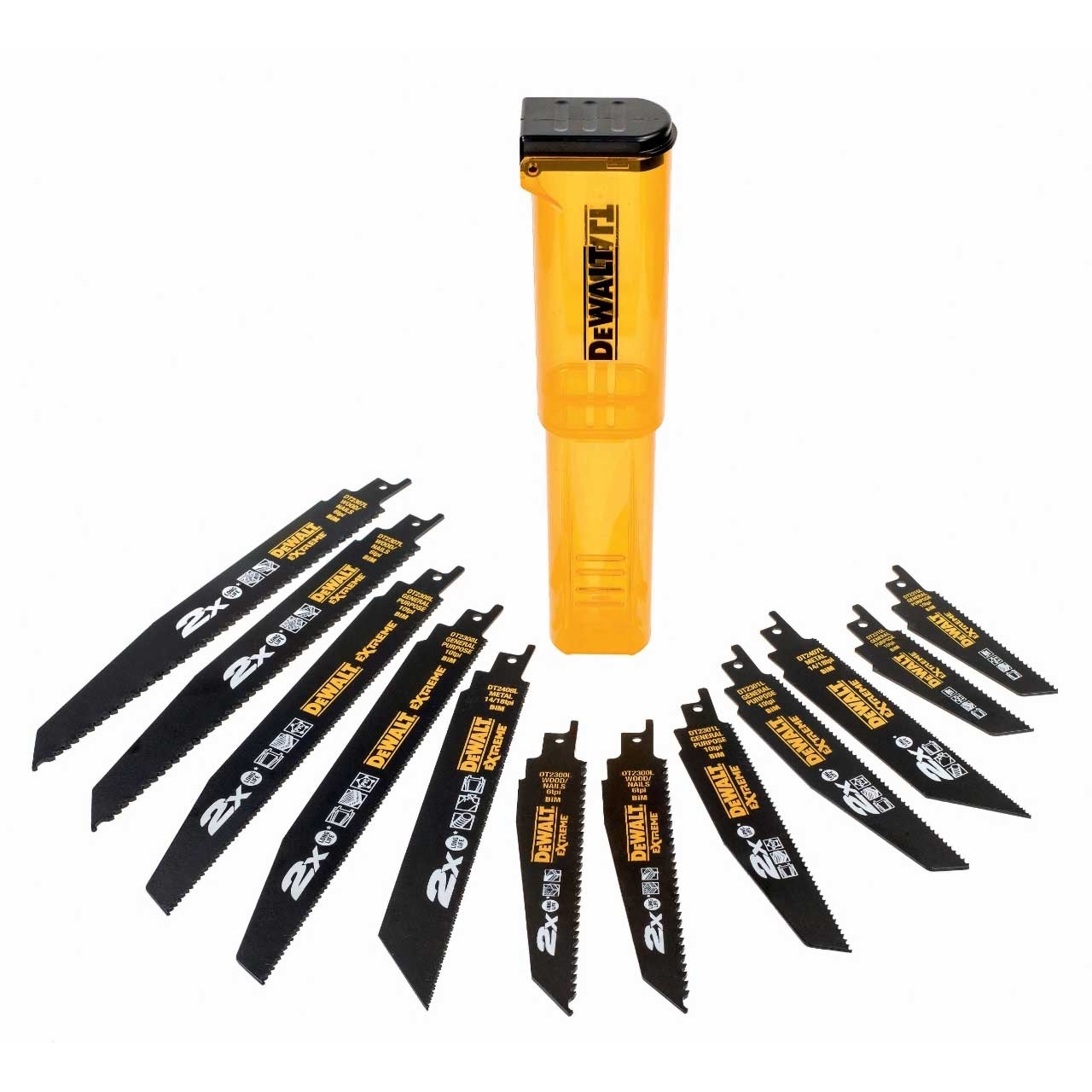 DEWALT Säbelsägeblatt-Set 12-tlg. DEWALT Säbelsägeblatt-Set 12-tlg.