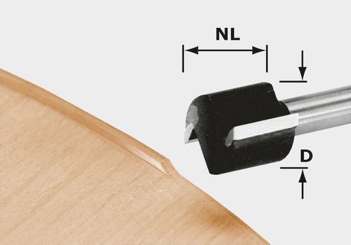 FESTOOL Bündigfräser HW D 19/16 S8 OFK 700