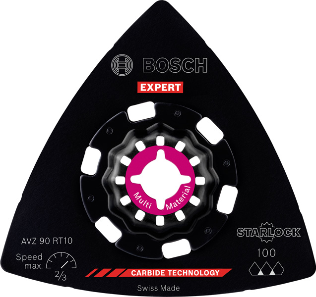 BOSCH EXPERT Sanding Plate AVZ 90 RT10 Blatt für Multifunktionswerkzeuge, 90 mm BOSCH EXPERT Sanding Plate AVZ 90 RT10 Blatt für Multifunktionswerkzeuge, 90 mm
