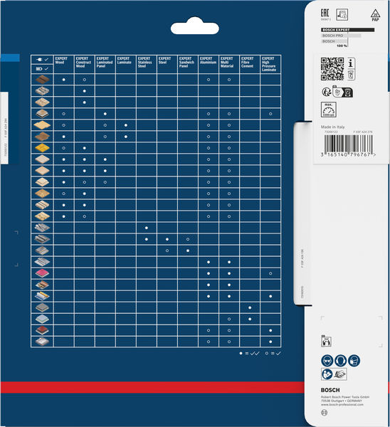 BOSCH Kreissägeblatt Expert for Aluminium, 216 x 30 x 2,6 mm, 64 Zähne