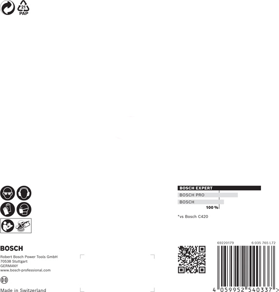 BOSCH EXPERT M480 Schleifnetz für Exzenterschleifer, 150 mm, K 240, 5 Stück BOSCH EXPERT M480 Schleifnetz für Exzenterschleifer, 150 mm, K 240, 5 Stück
