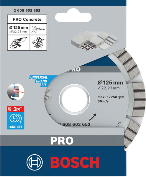 BOSCH Diamanttrennscheibe Best for Concrete BOSCH Diamanttrennscheibe Best for Concrete