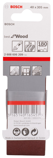 BOSCH 3tlg. Schleifband-Set X440 BOSCH 3tlg. Schleifband-Set X440