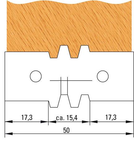GUHDO HW-WPL-Verleimfräser Z2 140x50x30 Profil 471 MAN GUHDO HW-WPL-Verleimfräser Z2 140x50x30 Profil 471 MAN