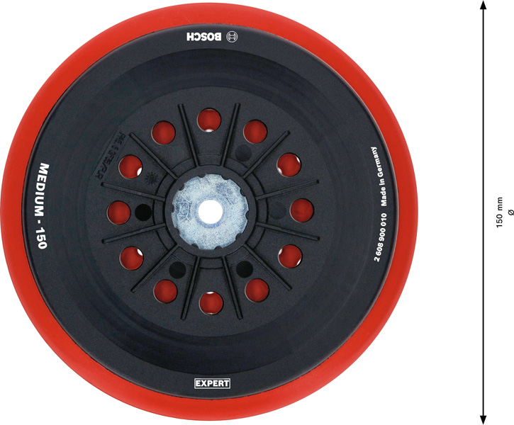 BOSCH EXPERT Multi-Loch-Schleifteller für Bosch, 150 mm, mittel BOSCH EXPERT Multi-Loch-Schleifteller für Bosch, 150 mm, mittel
