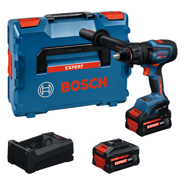 BOSCH EXPERT Akku-Bohrschrauber EXSR18V-150, 2 x EXBA18V-80, L-BOXX 136