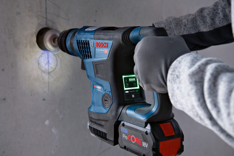 BOSCH Akku-Bohrhammer BITURBO mit SDS plus GBH 18V-34 CF BOSCH Akku-Bohrhammer BITURBO mit SDS plus GBH 18V-34 CF
