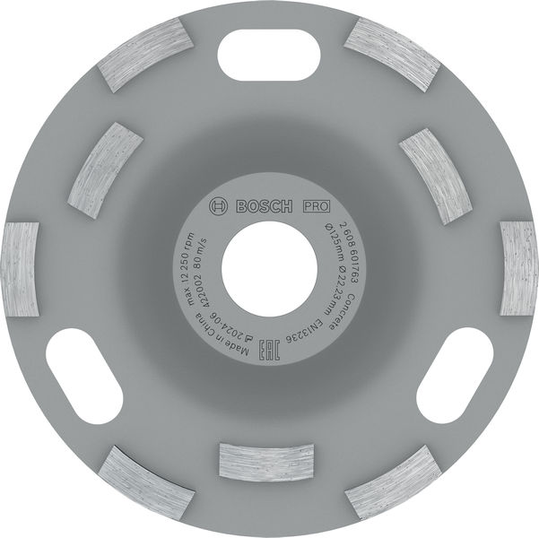 BOSCH Diamanttopfscheibe Expert for Concrete Hohe Geschwindigkeit BOSCH Diamanttopfscheibe Expert for Concrete Hohe Geschwindigkeit