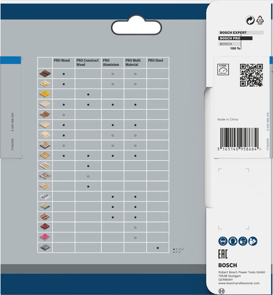 BOSCH PRO Steel cordless Kreissägeblatt 136 x 1,6 x 20 mm BOSCH PRO Steel cordless Kreissägeblatt 136 x 1,6 x 20 mm