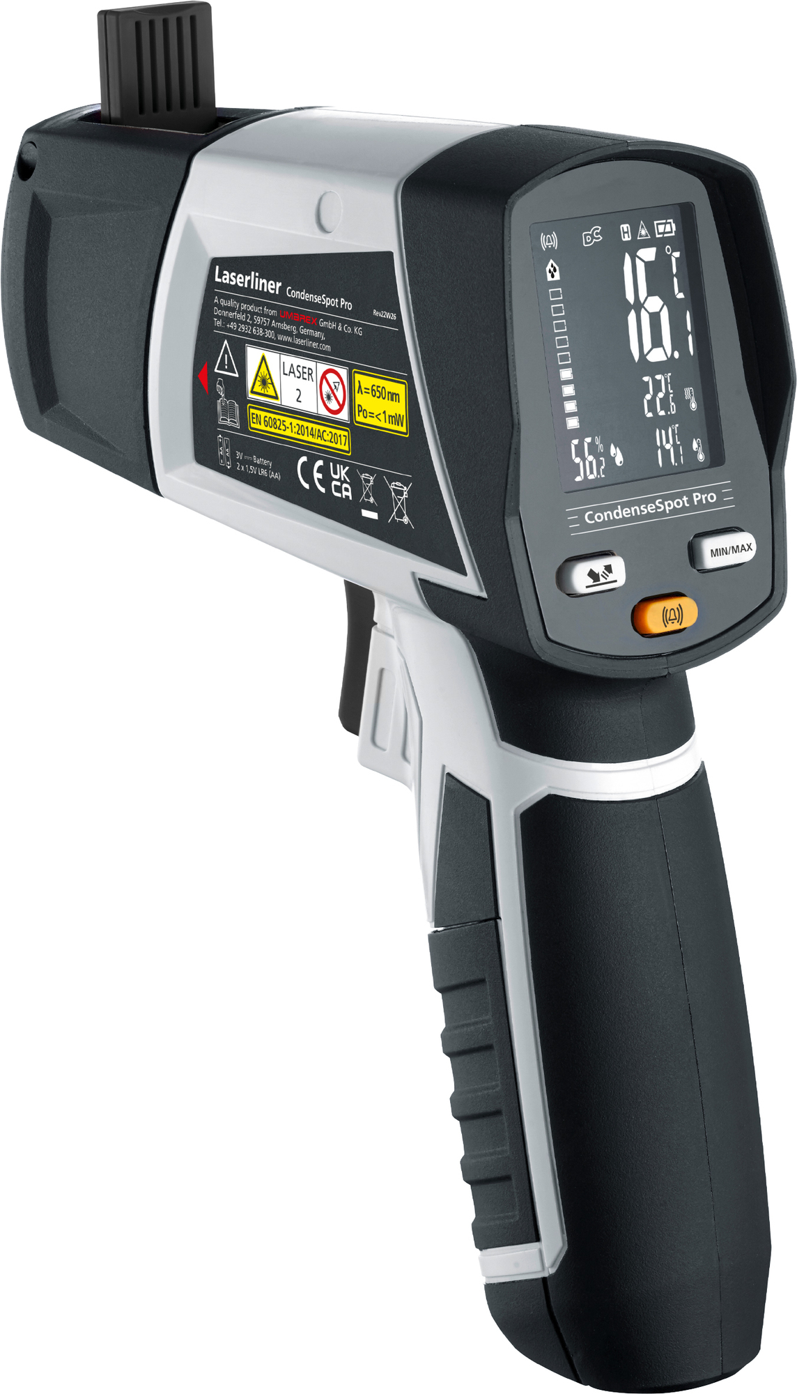 LASERLINER Klima-/Feuchte-/Temperaturmessgerät CondenseSpot Pro LASERLINER Klima-/Feuchte-/Temperaturmessgerät CondenseSpot Pro