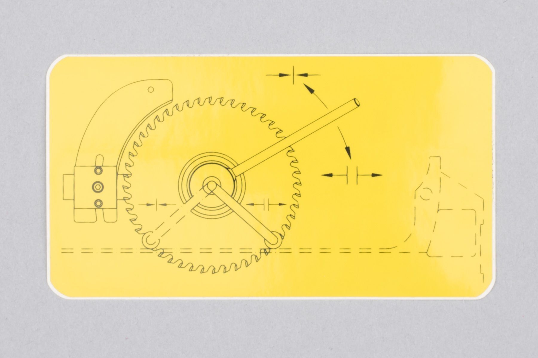 ALTENDORF Folie (Schlüssel Hauptsägewelle)