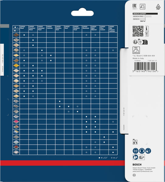 BOSCH Kreissägeblatt Expert for Wood, 190 x 30 x 2,6 mm, 48Z