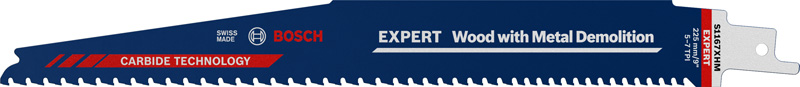 BOSCH EXPERT Wood with Metal Demolition S1167XHM Säbelsägeblatt, 1 Stück
