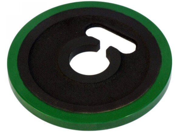 SCM Vorschubrolle Gummi B= 10 mm Wellenbefestigung