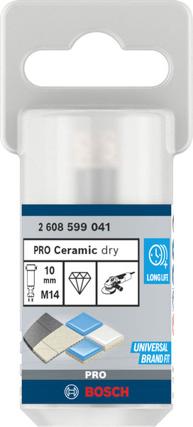 BOSCH PRO Ceramic dry Trockenbohrkrone, 10 x 30 x 22.23 mm BOSCH PRO Ceramic dry Trockenbohrkrone, 10 x 30 x 22.23 mm