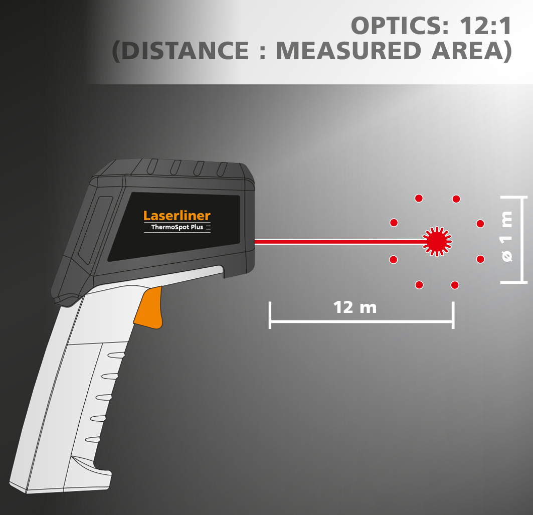 LASERLINER Temperaturmessgerät ThermoSpot Plus LASERLINER Temperaturmessgerät ThermoSpot Plus