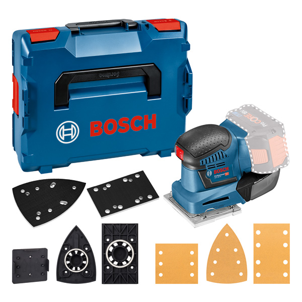 BOSCH Professional 18V System Akku-Schwingschleifer GSS 18V-10 in L-BOXX