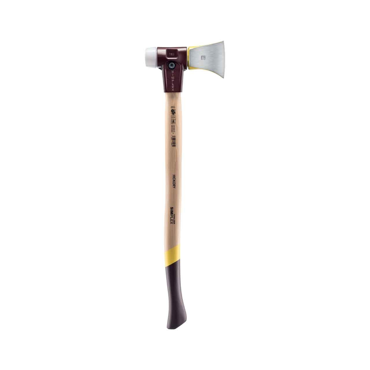HALDER SIMPLEX-Spaltaxt schlanke Form mit TE-Gehäuse und Hickorystiel Ø 50 / Stiel 685 mm Einsatz Nylon inkl. Lederschneidschutz HALDER SIMPLEX-Spaltaxt schlanke Form mit TE-Gehäuse und Hickorystiel Ø 50 / Stiel 685 mm Einsatz Nylon inkl. Lederschneidschutz