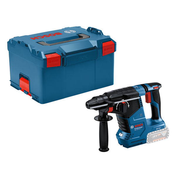 BOSCH Akku-Bohrhammer GBH 18V-24 C mit Zusatzhandgriff in L-BOXX BOSCH Akku-Bohrhammer GBH 18V-24 C mit Zusatzhandgriff in L-BOXX